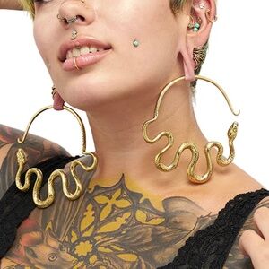Diablo Organics Ouroboros Snake Earrings
